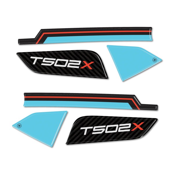 Pegatinas 3D Guardamanos moto compatible con Morbidelli T502X 2026