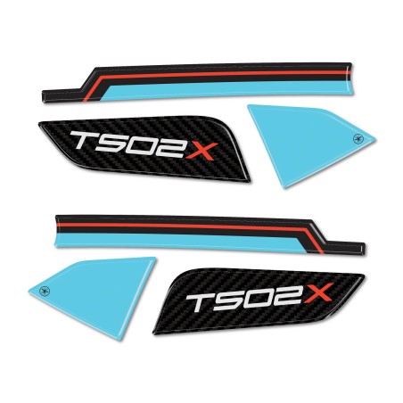Adesivi 3D Protezioni Paramani moto compatibili con Morbidelli T502X 2026