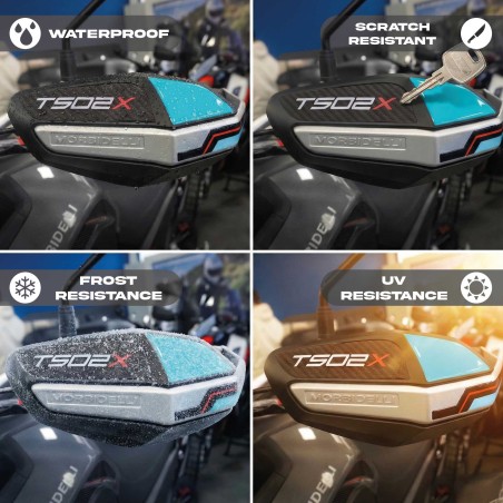 Adesivi 3D Protezioni Paramani moto compatibili con Morbidelli T502X 2026