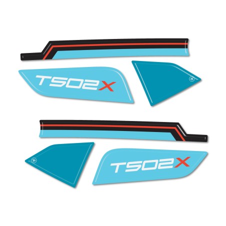 Adesivi 3D Protezioni Paramani moto compatibili con Morbidelli T502X 2026