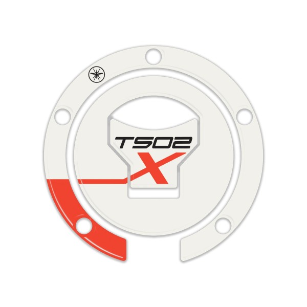 Pegatina 3D Proteccion tapa deposito moto compatible con Morbidelli T502X