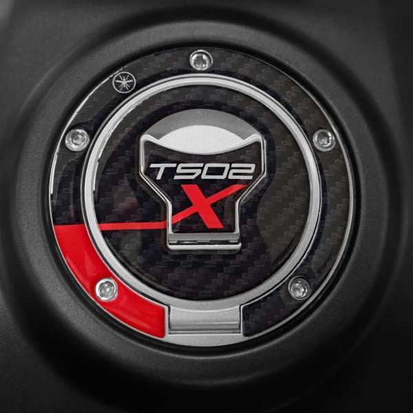 Pegatina 3D Proteccion tapa deposito moto compatible con Morbidelli T502X