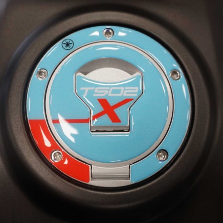 Adesivo 3D Protezione Tappo Serbatoio moto compatibile con Morbidelli T502X