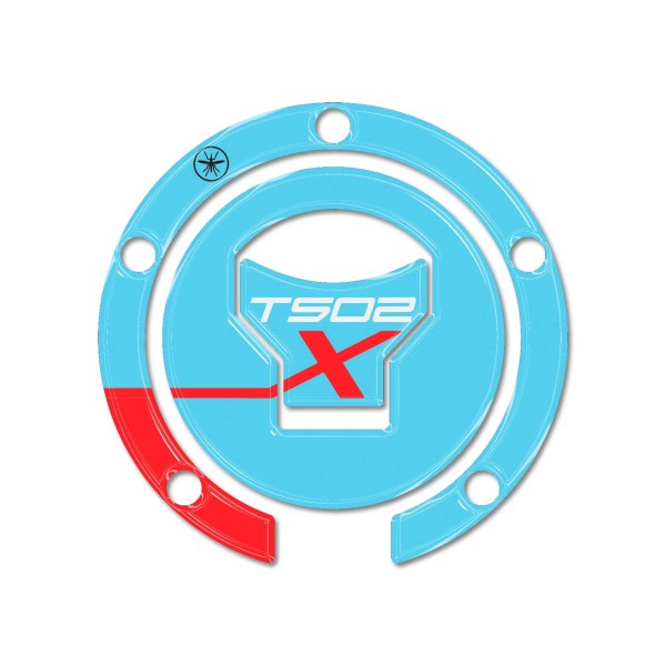 Pegatina 3D Proteccion tapa deposito moto compatible con Morbidelli T502X