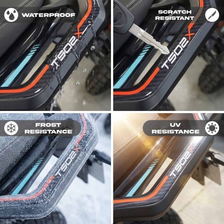 3D Stickers Passenger Handles compatible with Morbidelli T502X 2026