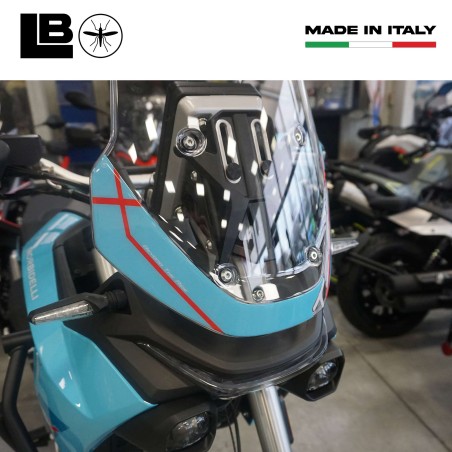 Autocollant 3D Protection dôme avant moto compatible avec Morbidelli T502X