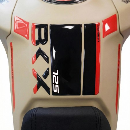 Gel résine adhésif 3D Protège réservoir moto compatible avec Benelli BKX 125 125s
