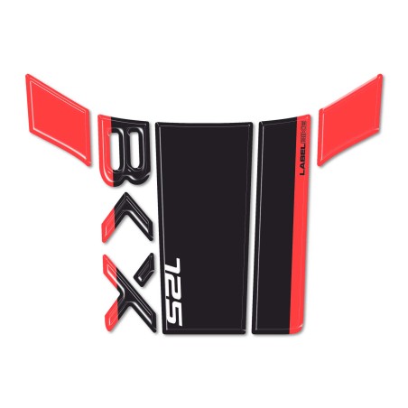 Gel résine adhésif 3D Protège réservoir moto compatible avec Benelli BKX 125 125s