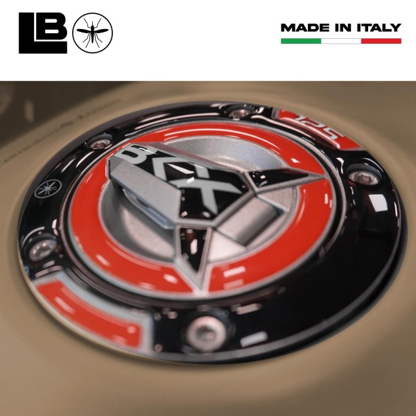 Gel résine adhésif 3D Bouchon de réservoir moto compatible avec Benelli BKX 125 125s