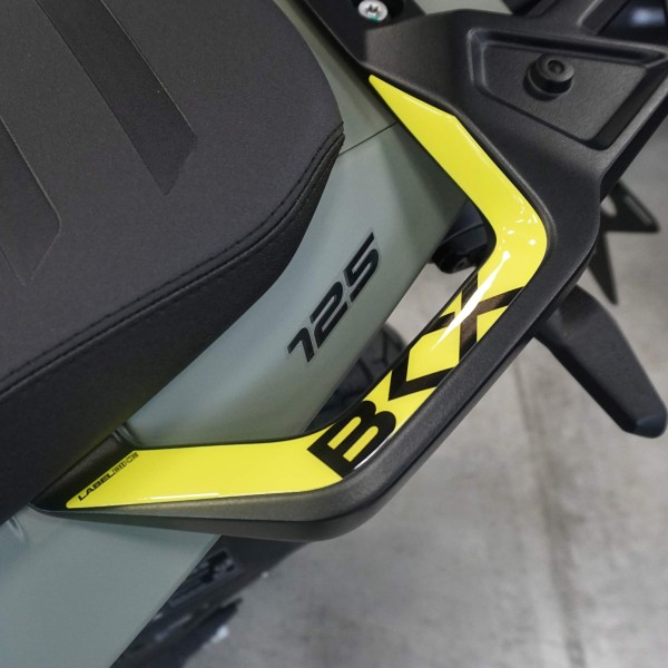 3D Gel Aufkleber Motorrad Beifahrer Griffe kompatibel mit Benelli BKX 125 125s