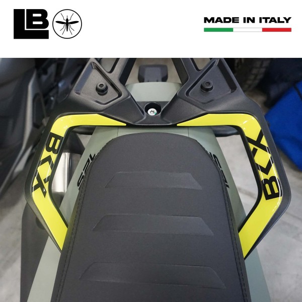 3D Gel Aufkleber Motorrad Beifahrer Griffe kompatibel mit Benelli BKX 125 125s