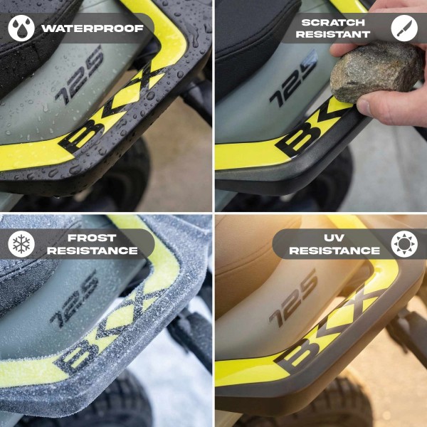 Pegatinas de Gel 3D Asas de Pasajero de Motocicleta compatibles con Benelli BKX 125s