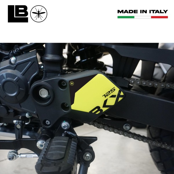 3D Gel Aufkleber 3D Protektoren Fersenschützer Motorrad kompatibel mit Benelli BKX 125 125s