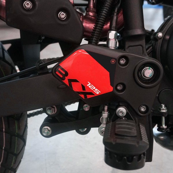 Adesivi Gel 3D Protezioni Battitacco moto compatibili con Benelli BKX 125 125s