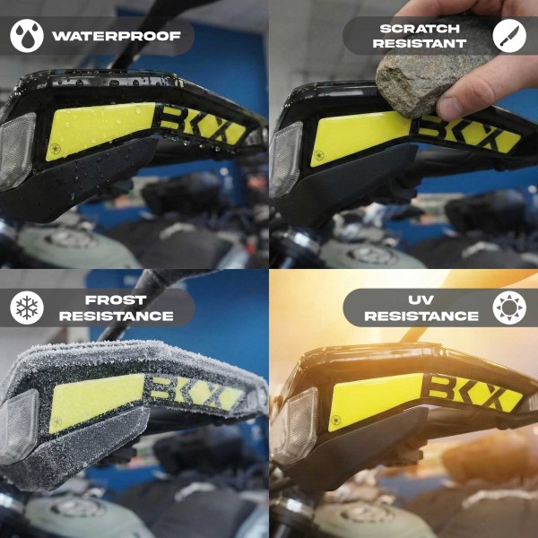 3D-Klebeharz-beschichtete Motorrad-Handschützer kompatibel mit Benelli BKX 125s