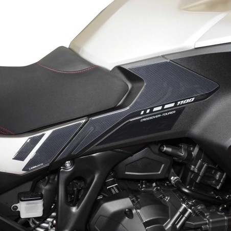 Protections latérales de réservoir autocollantes 3D compatibles avec Honda Nt1100 2025-2026