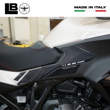 Protectores laterales de depósito adhesivos 3D compatibles con Honda Nt1100 2025-2026