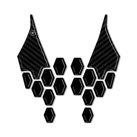 Adesivi 3D Protezioni Parafango Centrale compatibili con Zontes 368G 2025