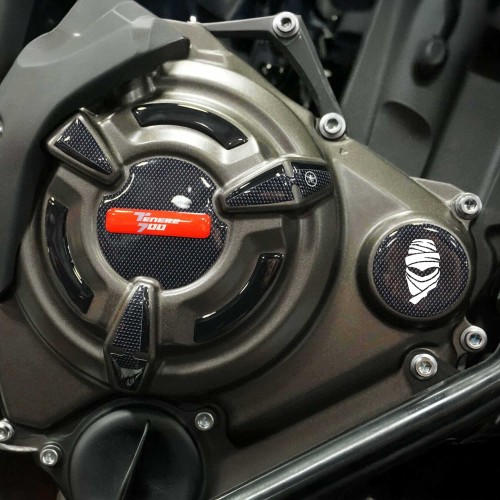                             Kit adesivi gel 3D protezioni laterali carter moto compatibili Yamaha Tenere 700
                          