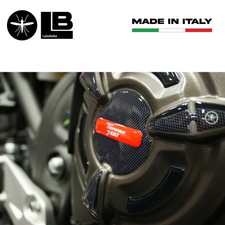 Kit d'autocollants 3D gel moto protecteurs latéraux de carter compatibles Yamaha Tenere 700