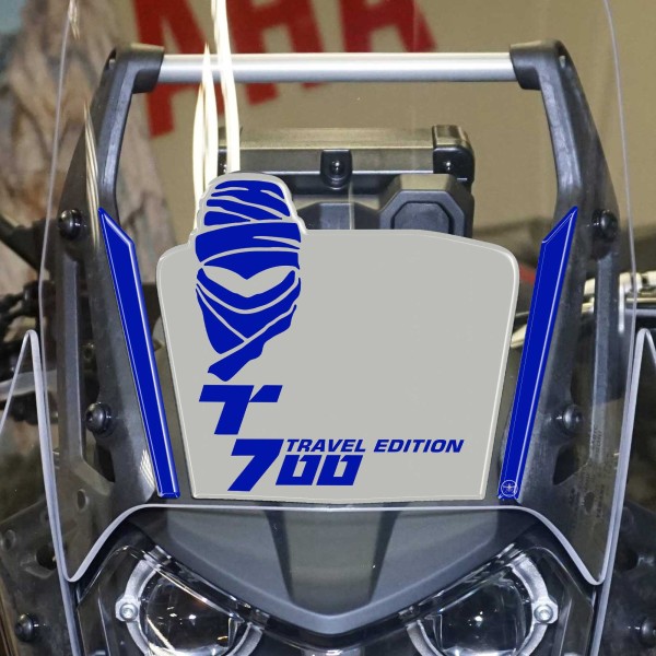 Pegatina 3D protector de parabrisas compatible con Yamaha Tenere 700 2019-2022