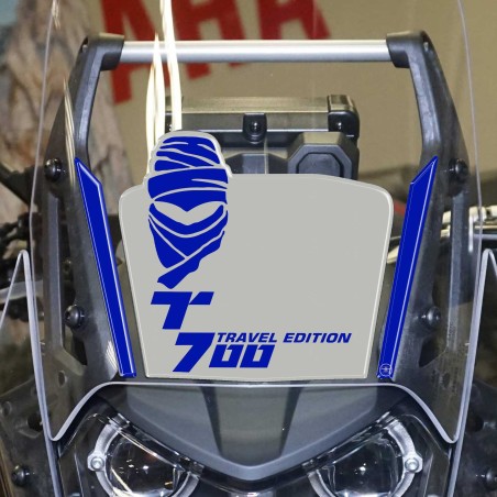 Adesivo 3D Protezione Cupolino compatibile con Yamaha Tenere 700 2019-2022