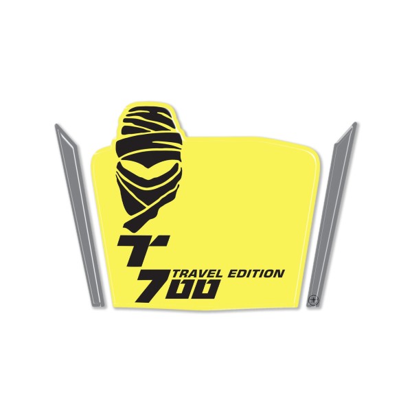 Adesivo 3D Protezione Cupolino compatibile con Yamaha Tenere 700 2019-2022