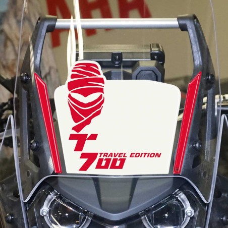 Sticker 3D protecteur de pare-brise compatible avec Yamaha Tenere 700 2019-2022