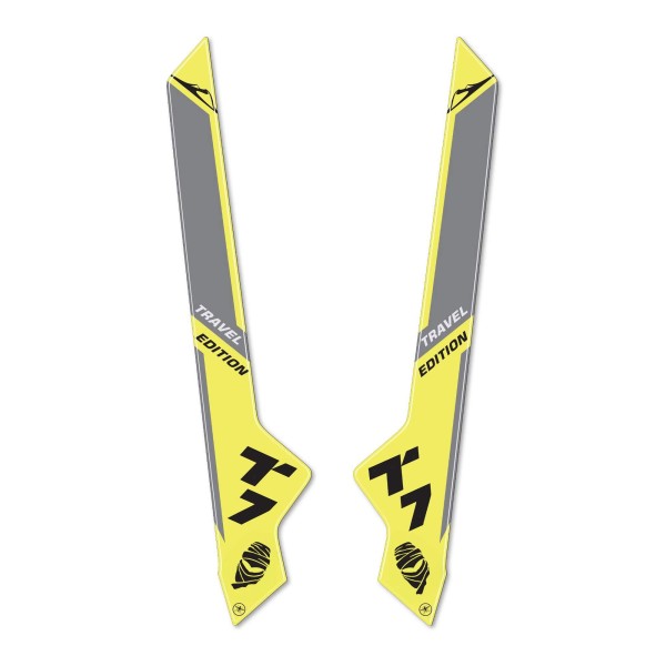 3D Stickers Protecteurs de tige de selle compatibles avec les motos Yamaha Tenere 700 2019-2022.