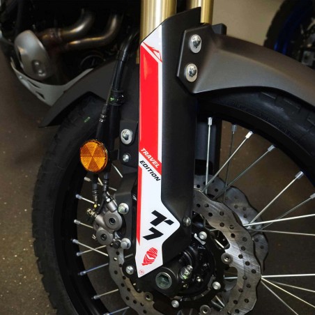 Protectores de tija adhesivos 3D compatibles con motos Yamaha Tenere 700 2019-2022.