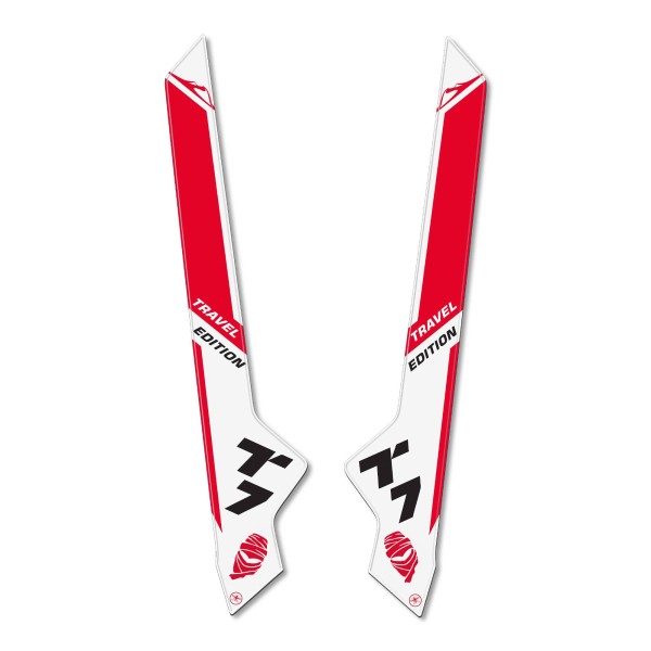 3D Stickers Protecteurs de tige de selle compatibles avec les motos Yamaha Tenere 700 2019-2022.