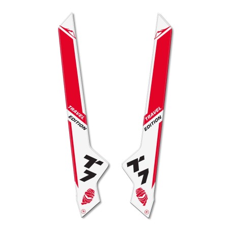 3D Stickers Protecteurs de tige de selle compatibles avec les motos Yamaha Tenere 700 2019-2022.