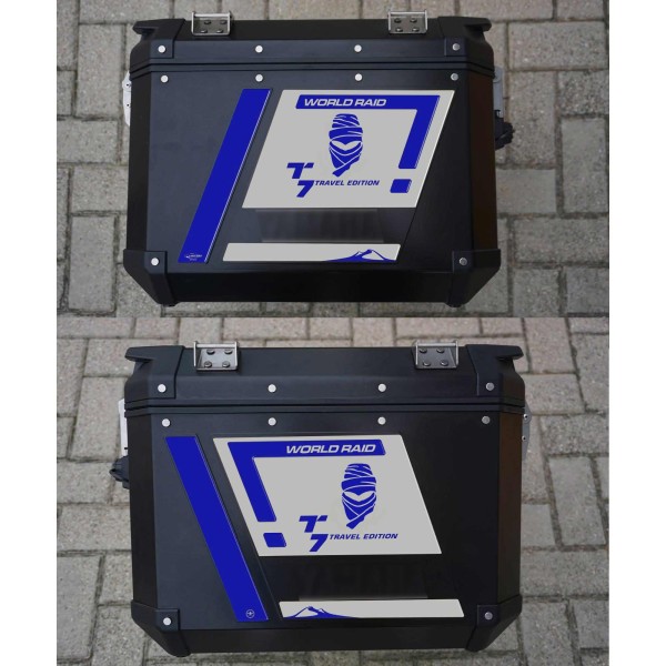 3D Stickers Side Bag Protectors compatible with Yamaha Tenere 700 motorbikes