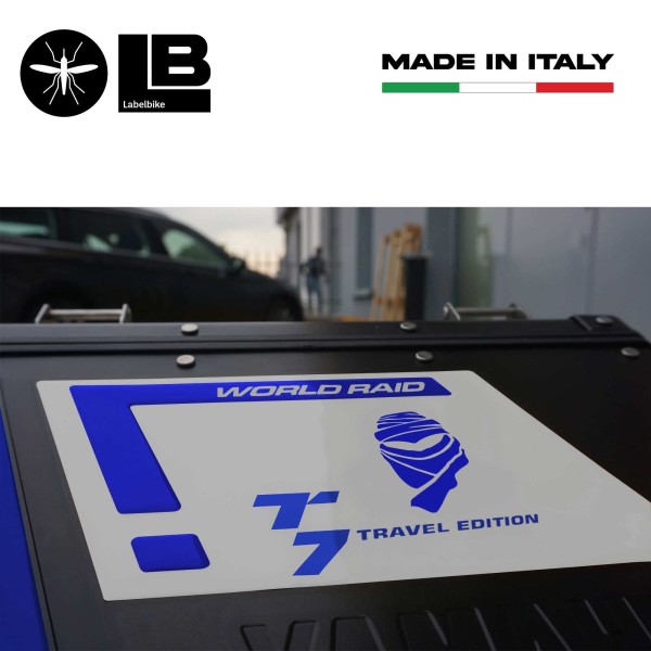 Stickers 3D Protecteurs de sacoche latérale compatibles avec les motos Yamaha Tenere 700