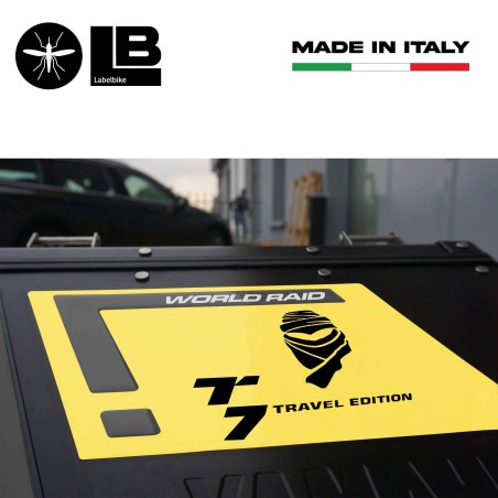 Adesivi 3D Protezioni Borse Laterali compatibili con moto Yamaha Tenere 700