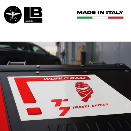 3D Stickers Side Bag Protectors compatible with Yamaha Tenere 700 motorbikes