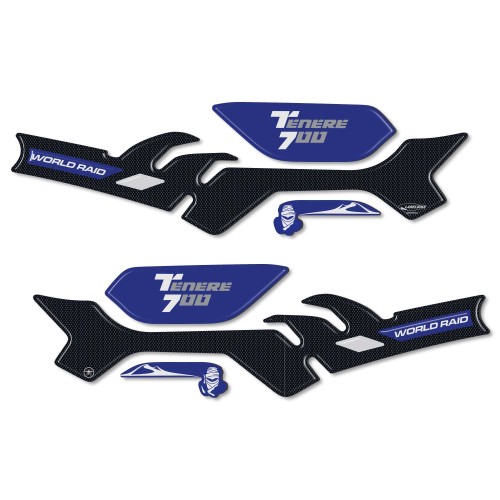                                             Kit adesivi in resina 3D protezioni paramani moto compatibili Yamaha Tenere 700
                                          