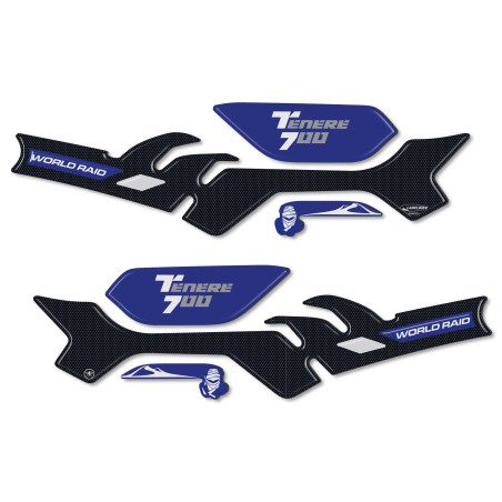3D resin sticker kit hand guards motorbike compatible Yamaha Tenere 700