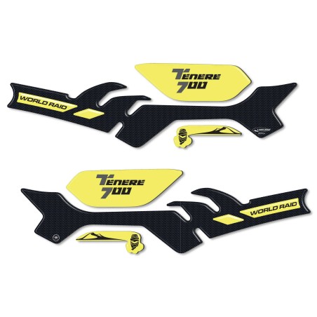 3D resin sticker kit hand guards motorbike compatible Yamaha Tenere 700