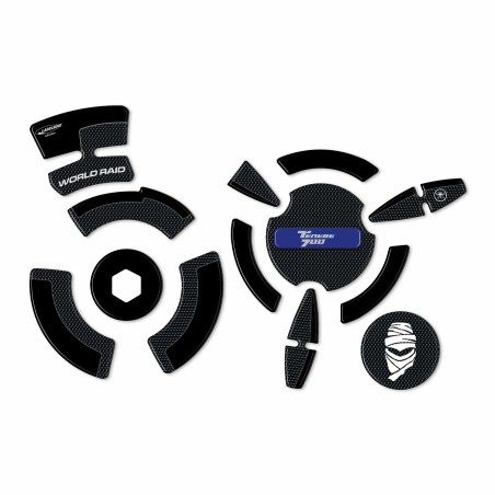 Kit Adesivi gel 3D protezioni carter compatibili con Yamaha Tenere 700 2022