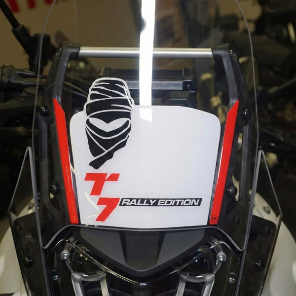 Pegatinas 3D Protector de parabrisas de moto compatible con Yamaha Tenere 700 Rally Edition 2022