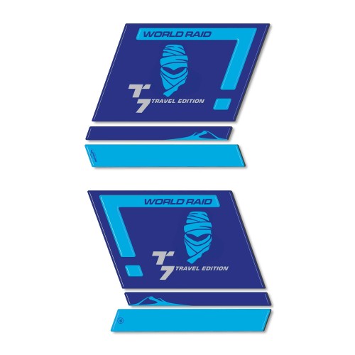                                             Pegatinas de gel de resina 3D Bolsas laterales de moto compatibles con Yamaha Tenere 700 2022
                                          