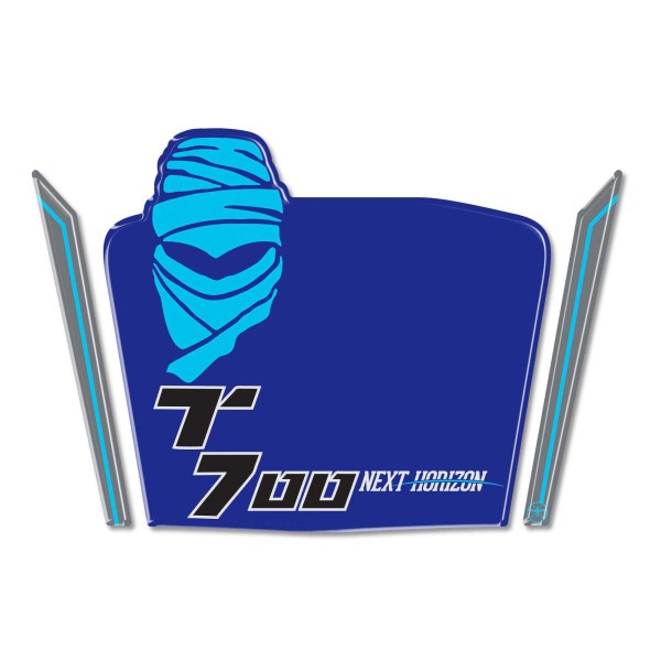 Adesivo protezione cupolino moto Gel 3D compatibile con Yamaha Tenere 700 2023