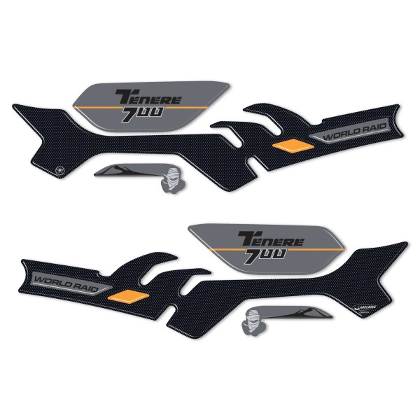 Pegatinas protectoras de guardamanos de gel de resina 3D compatibles con Yamaha Tenere 700 2023