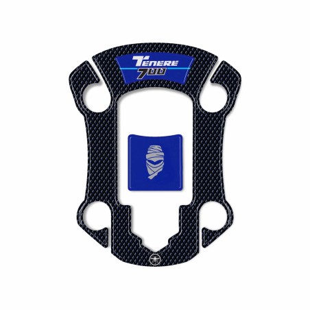Protection adhésive 3D du bouchon de réservoir compatible avec Yamaha Tenere 700 2023