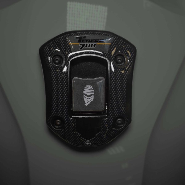 Protector de tapón de depósito adhesivo 3D compatible con Yamaha Tenere 700 2023