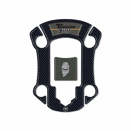 Protector de tapón de depósito adhesivo 3D compatible con Yamaha Tenere 700 2023