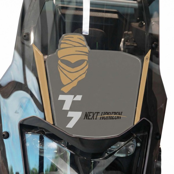 Sticker 3D Gel protecteur de pare-brise moto compatible avec Yamaha Tenere 700 2025