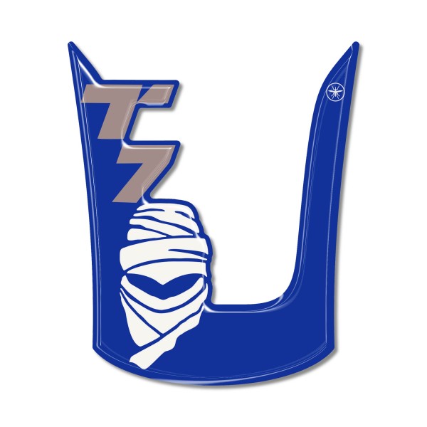 Gel sticker 3D protection garde-boue moto compatible avec Yamaha Tenere 700 2025