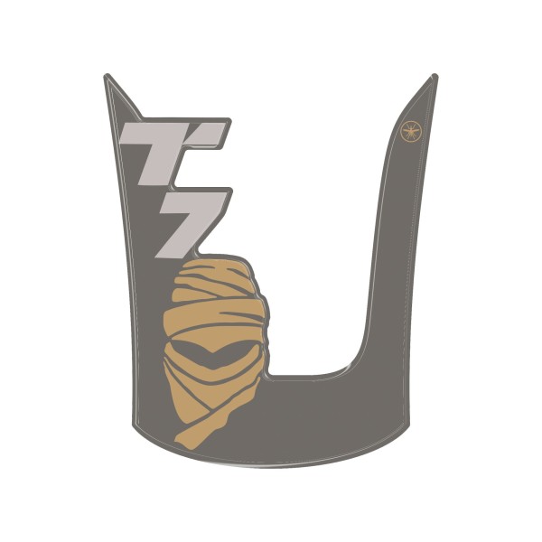 Pegatina de gel 3D Protección guardabarros Motocicleta compatible con Yamaha Tenere 700 2025